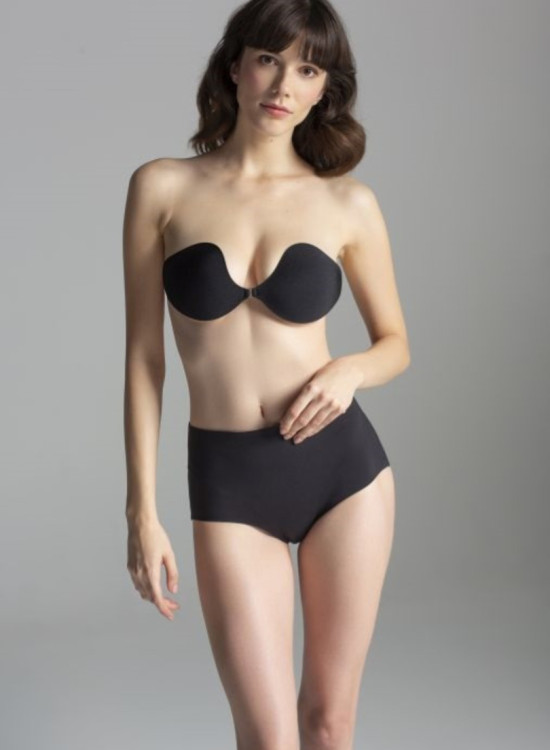 Силиконов сутиен в черен цвят Invisible Beauty Bra 02-Сутиени-LadyStyle.bg Силиконов сутиен в черен цвят Invisible Beauty Bra 02-Сутиени-LadyStyle.bg