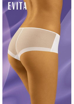 Бикини с тюл в бял цвят EVITA