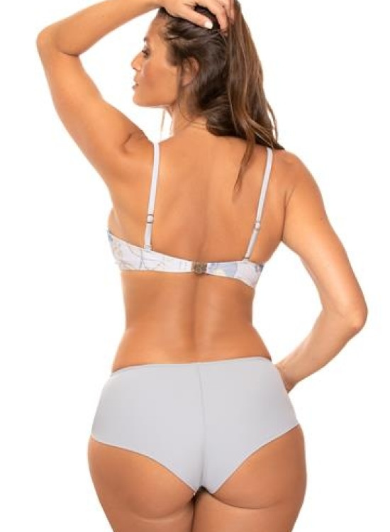 Бански костюм от две части в сив цвят M-697-1-Бански две части-LadyStyle.bg Бански костюм от две части в сив цвят M-697-1-Бански две части-LadyStyle.bg