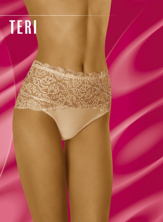 Дантелени бикини в бежов цвят Teri-Бикини-LadyStyle.bg