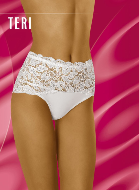 Дантелени бикини в бял цвят Teri-Бикини-LadyStyle.bg