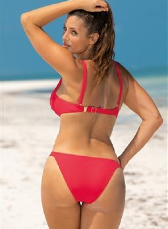 Бански костюм от две части в червен цвят Kamilla M-705-4-Бански две части-LadyStyle.bg