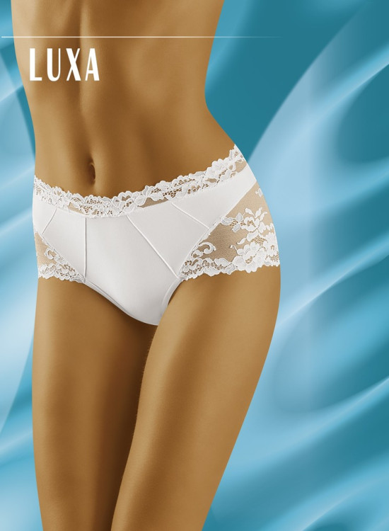 Бикини с дантела в бял цвят Luxa-Бикини-LadyStyle.bg