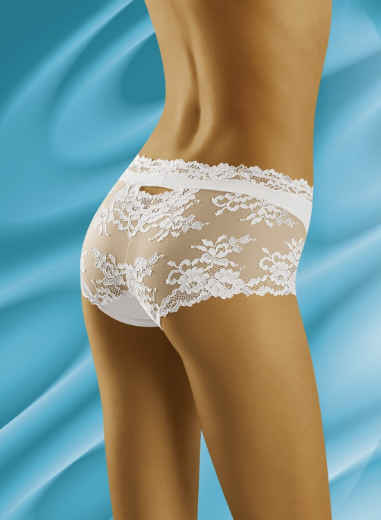 Бикини с дантела в бял цвят Luxa-Бикини-LadyStyle.bg