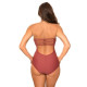 Цял бански в кафяв цвят Sansza M-655-4-Цели бански-LadyStyle.bg Цял бански в кафяв цвят Sansza M-655-4-Цели бански-LadyStyle.bg