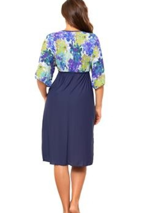 Плажна туника в син цвят Vivijen M-651-1-Плажни туники-LadyStyle.bg Плажна туника в син цвят Vivijen M-651-1-Плажни туники-LadyStyle.bg