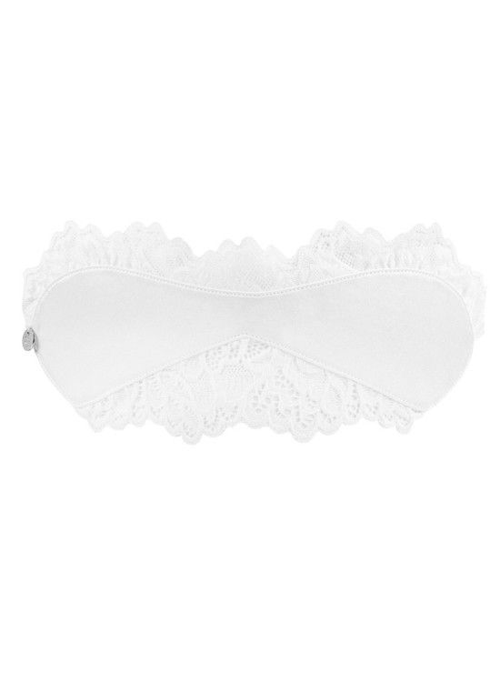 Еротична сатенена маска AMOR BLANCO-Еротично бельо-LadyStyle.bg Еротична сатенена маска AMOR BLANCO-Еротично бельо-LadyStyle.bg