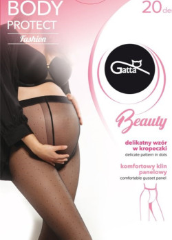 Чорапогащи за бременни в черен цвят BODY PROTECT - 20 DEN