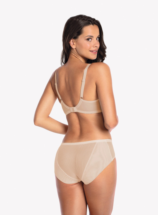 Микрофибърни бикини в бежов цвят SONIA 1058-Бикини-LadyStyle.bg