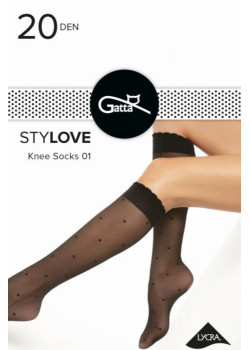 Дамски чорапи в черен цвят STYLOVE 01 20 DEN