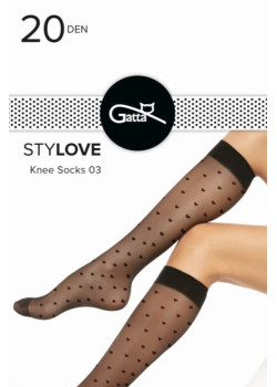 Дамски чорапи в черен цвят STYLOVE 03 20 DEN