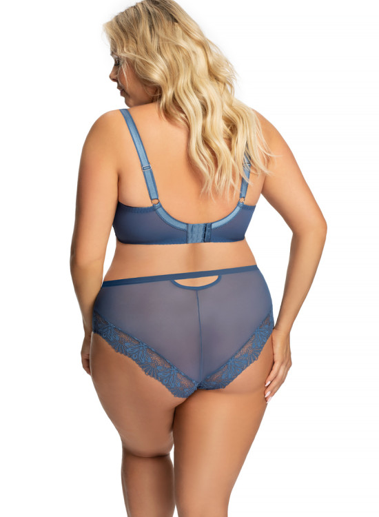 Бикини с дантела в син цвят K705 ELAINE-Бикини-LadyStyle.bg Бикини с дантела в син цвят K705 ELAINE-Бикини-LadyStyle.bg