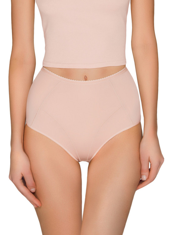 Бикини с висока талия в бежов цвят BBL164-Бикини-LadyStyle.bg