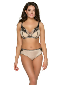 Сутиен с полуподплатени чашки в бежов цвят AV 2011 LEOPARD