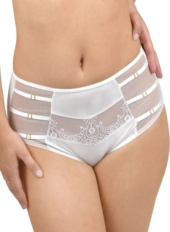 Бикини с висока талия в бял цвят DEZIRO WHITE ME-19136-Бикини-LadyStyle.bg Бикини с висока талия в бял цвят DEZIRO WHITE ME-19136-Бикини-LadyStyle.bg