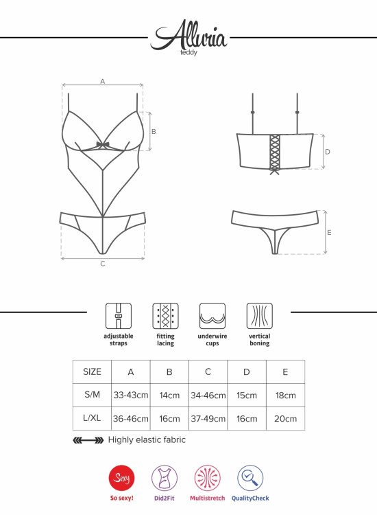 Дантелено черно боди Alluria-Секси Бодита-LadyStyle.bg Дантелено черно боди Alluria-Секси Бодита-LadyStyle.bg