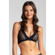 Сутиен с меки чашки в черен цвят LACE-Сутиени-LadyStyle.bg