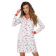 Коледна нощница с дълги ръкави в цвят екрю Teddy-Нощници-LadyStyle.bg Коледна нощница с дълги ръкави в цвят екрю Teddy-Нощници-LadyStyle.bg