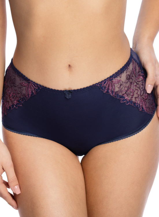 Бикини с висока талия в тъмносин цвят LUNA 1149-Бикини-LadyStyle.bg Бикини с висока талия в тъмносин цвят LUNA 1149-Бикини-LadyStyle.bg