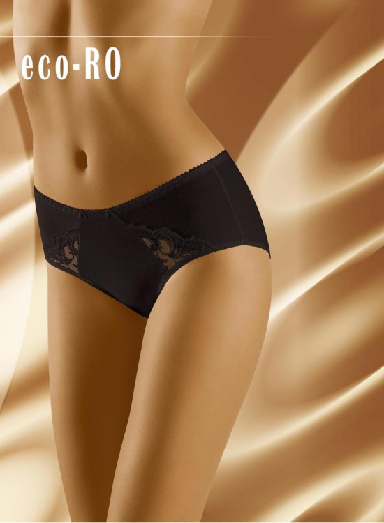 Гладки черни бикини Eco Ro-Бикини-LadyStyle.bg