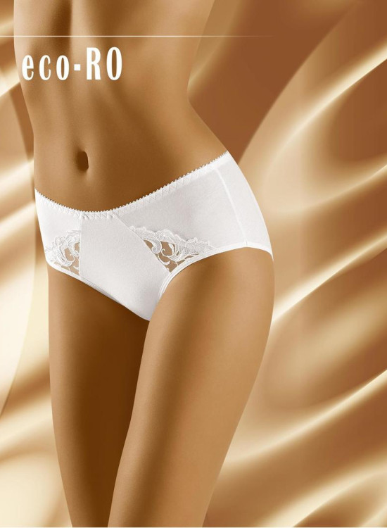 Гладки бикини в бял цвят Eco Ro-Бикини-LadyStyle.bg