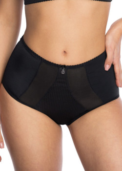 Бикини с тюл в черен цвят KALLISTE 1125