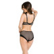 Сутиен с меки чашки в бежово и черно LACE BRALETTE 19130-Сутиени-LadyStyle.bg