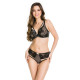 Сутиен с меки чашки в бежово и черно LACE BRALETTE 19130-Сутиени-LadyStyle.bg