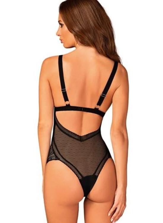 Дантелено секси боди в черен цвят Estiqua-Секси Бодита-LadyStyle.bg Дантелено секси боди в черен цвят Estiqua-Секси Бодита-LadyStyle.bg