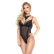 Секси боди прашка в черен цвят Aida-Секси Бодита-LadyStyle.bg