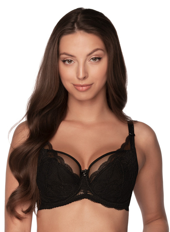 Сутиен с полуподплатени чашки в черен цвят VERONIKA 2 931-Полуподплатени-LadyStyle.bg