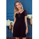 Нощница с къси ръкави в черен цвят CAROLINE-Нощници-LadyStyle.bg Нощница с къси ръкави в черен цвят CAROLINE-Нощници-LadyStyle.bg