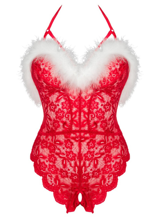 Секси коледно боди Santas Lace-Костюми-LadyStyle.bg Секси коледно боди Santas Lace-Костюми-LadyStyle.bg