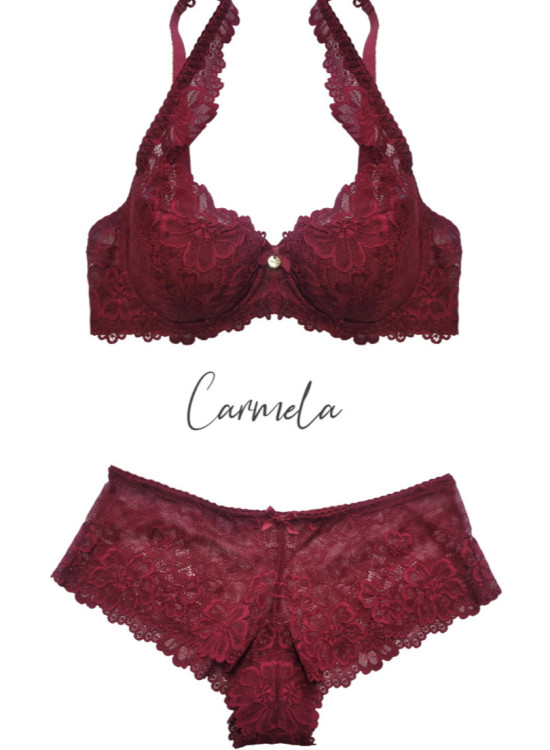 Сутиен с полуподплатени чашки в цвят бордо CARMELA M-053/22-Полуподплатени-LadyStyle.bg Сутиен с полуподплатени чашки в цвят бордо CARMELA M-053/22-Полуподплатени-LadyStyle.bg
