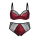 Бикини с тюл в черно и червено BOLERO 01102-Бикини-LadyStyle.bg Бикини с тюл в черно и червено BOLERO 01102-Бикини-LadyStyle.bg