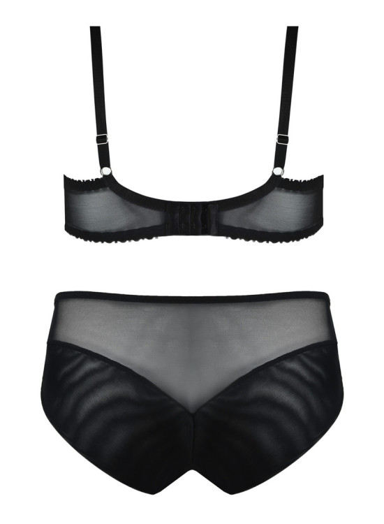 Бикини с тюл в черно и червено BOLERO 01102-Бикини-LadyStyle.bg Бикини с тюл в черно и червено BOLERO 01102-Бикини-LadyStyle.bg
