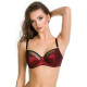 Сутиен с полуподплатени чашки в черно и червено BOLERO 01102-Полуподплатени-LadyStyle.bg Сутиен с полуподплатени чашки в черно и червено BOLERO 01102-Полуподплатени-LadyStyle.bg