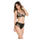 Бикини с тюл в черен цвят CHARM 19129-Бикини-LadyStyle.bg