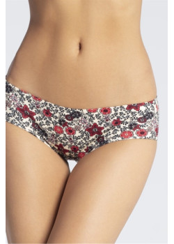 Класически бикини в бял и червен цвят 02