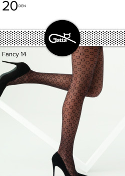 Чорапогащи в черен цвят FANCY - 14 20 DEN