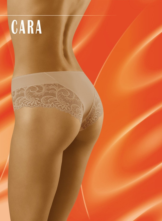 Дантелени бикини в бежово Cara-Бикини-LadyStyle.bg