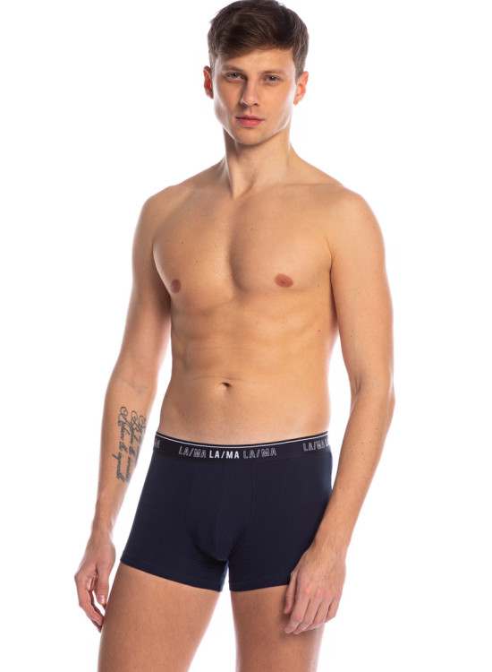 Комплект от 3 броя памучни мъжки боксерки M-1021SZG-Боксерки-LadyStyle.bg