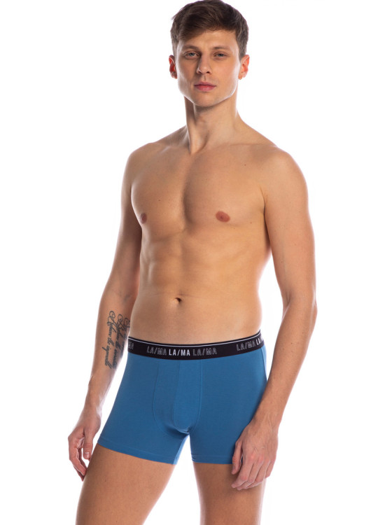 Комплект от 3 броя памучни мъжки боксерки M-1021SZG-Боксерки-LadyStyle.bg