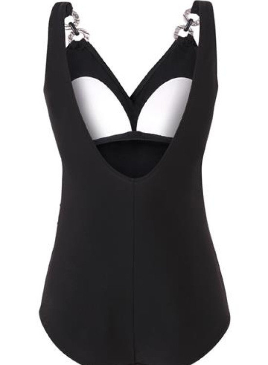 Цял бански костюм в черен цвят Paula-2/GO - 001-Цели бански-LadyStyle.bg