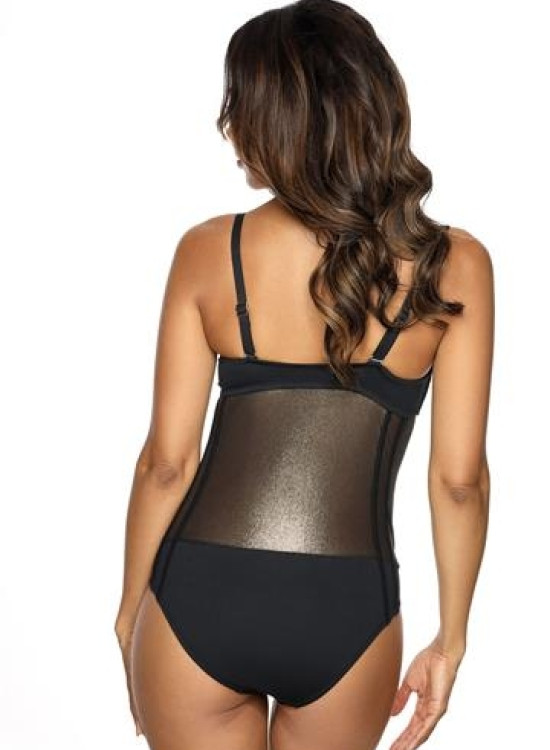 Цял бански костюм в черен цвят V-550/GO - 001-Цели бански-LadyStyle.bg Цял бански костюм в черен цвят V-550/GO - 001-Цели бански-LadyStyle.bg
