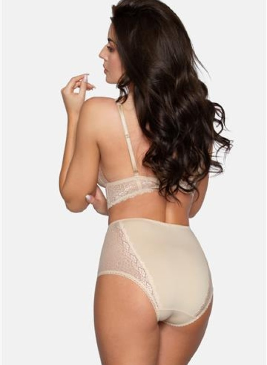 Бикини с висока талия в бежов цвят 184-Бикини-LadyStyle.bg Бикини с висока талия в бежов цвят 184-Бикини-LadyStyle.bg