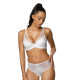 Бикини с тюл в бял цвят ESTELLE F-0198/5-Бикини-LadyStyle.bg