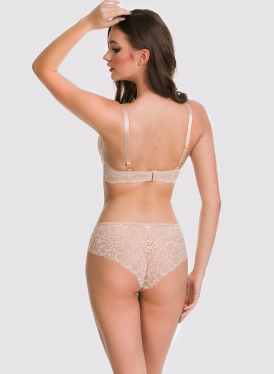 Бикини с дантела в бежов цвят JULIA 19167-Бикини-LadyStyle.bg Бикини с дантела в бежов цвят JULIA 19167-Бикини-LadyStyle.bg