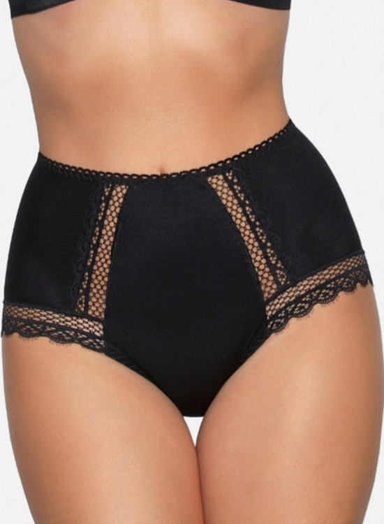 Микрофибърни бикини в черен цвят BBL189-Бикини-LadyStyle.bg