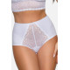 Памучни бикини с висока талия в бял цвят BBL185-Бикини-LadyStyle.bg